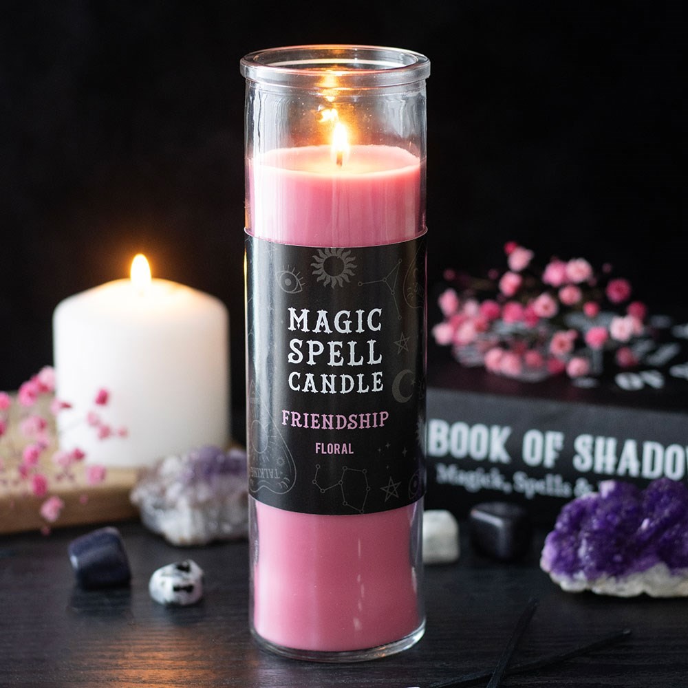 Friendship Floral Magic Spell Tube Candle Friendship Floral Magic Spell Tube Candle