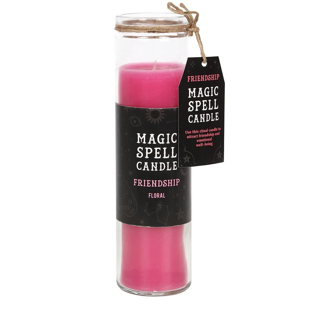 Friendship Floral Magic Spell Tube Candle - Image 2