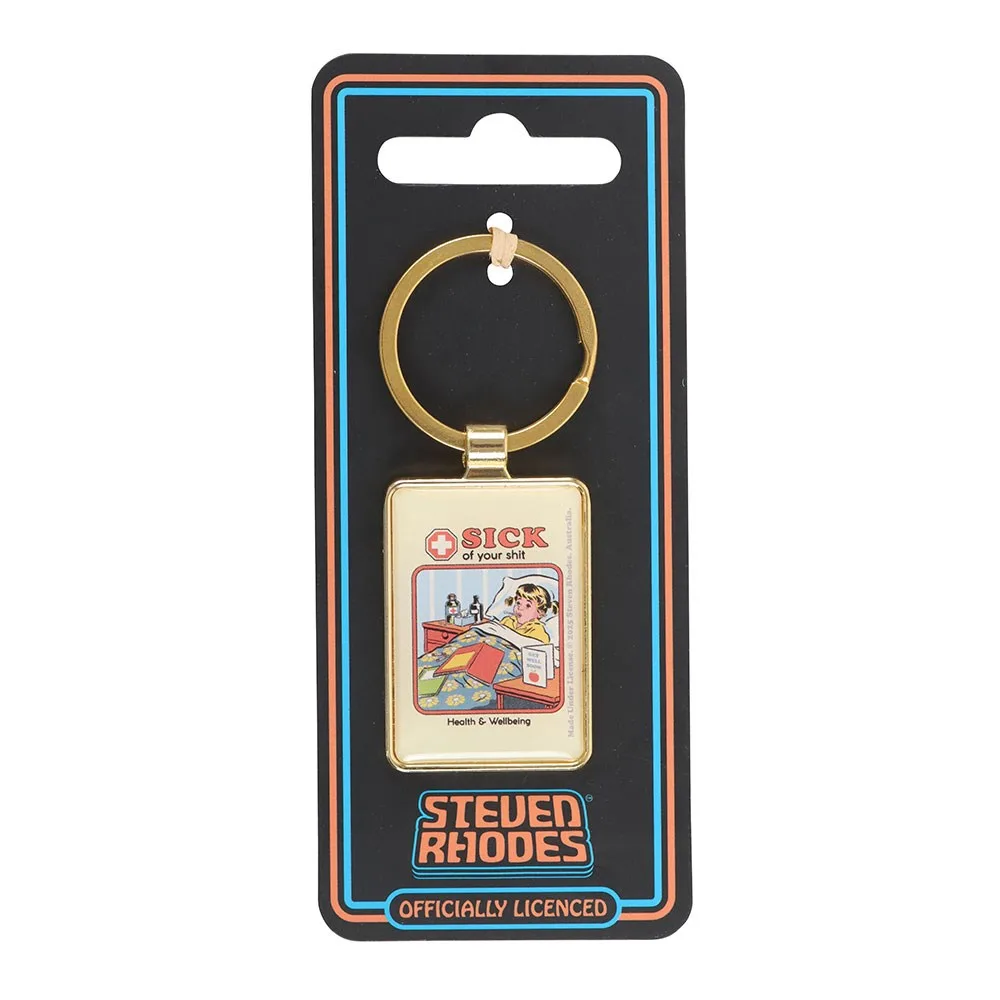Sick of Your Shit Keyring by Steven Rhodes - Image 2