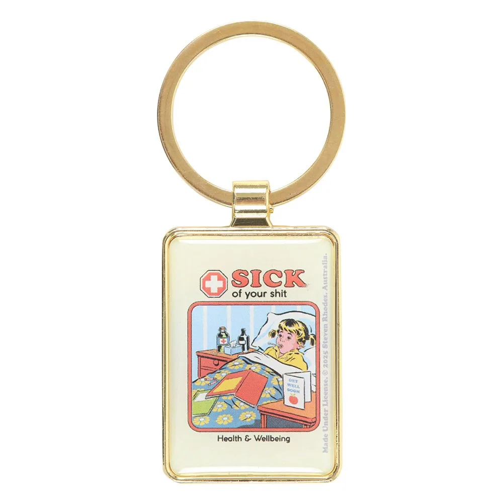 Sick of Your Shit Keyring by Steven Rhodes - Image 3