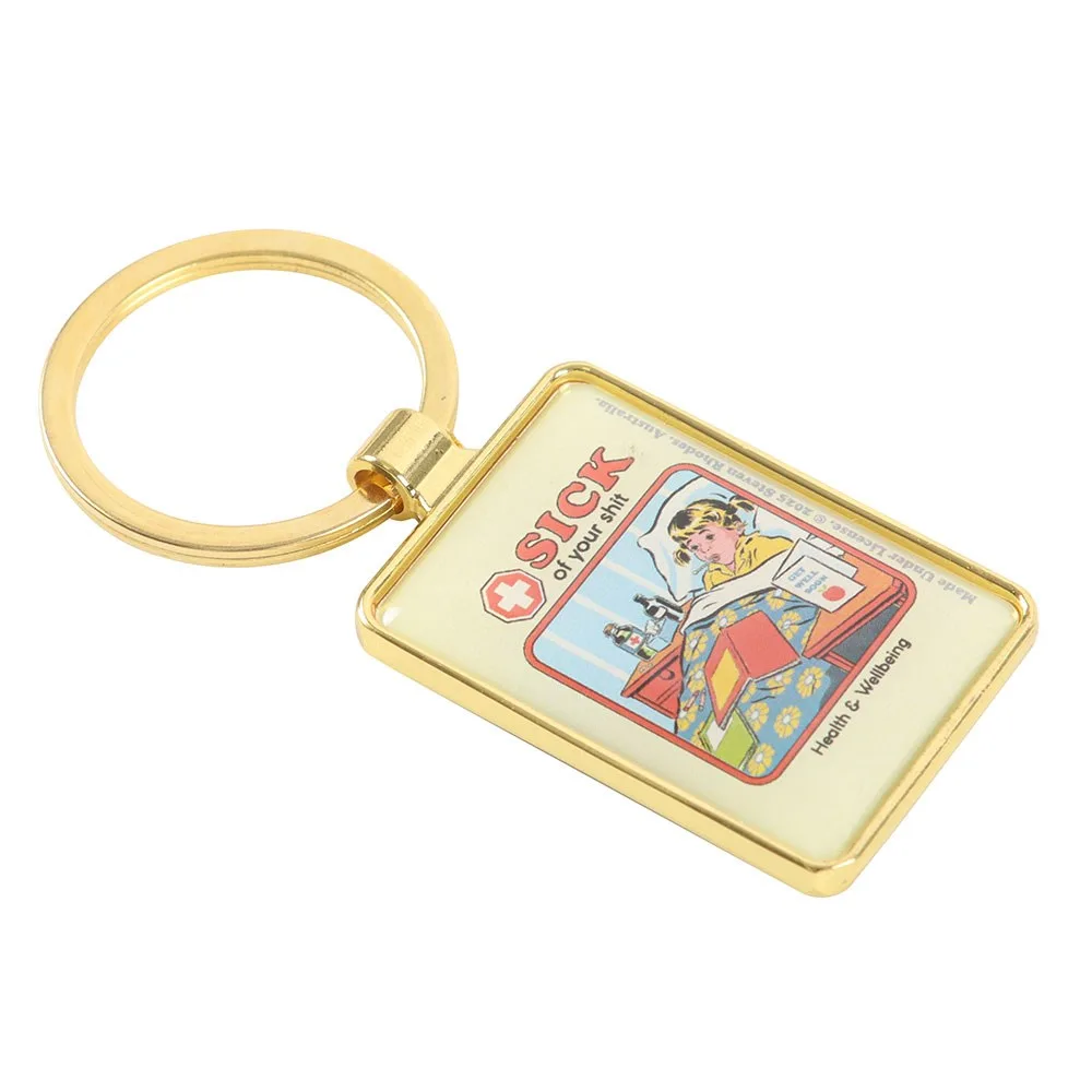 Sick of Your Shit Keyring by Steven Rhodes - Image 4