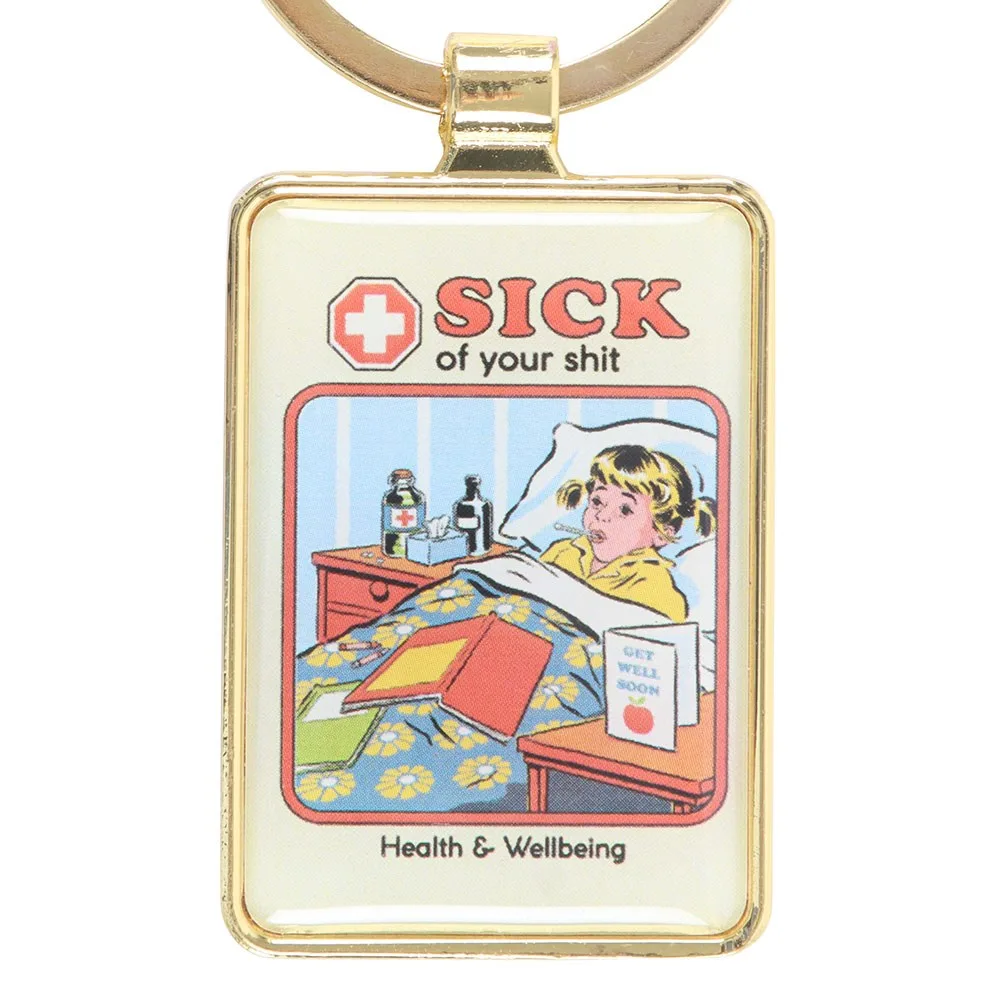 Sick of Your Shit Keyring by Steven Rhodes - Image 5