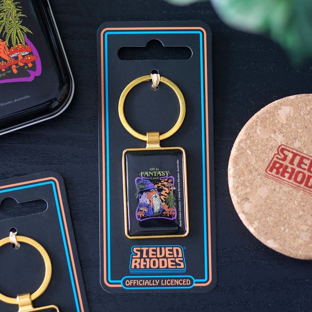 Fantasy Land Keyring by Steven Rhodes Fantasy Land Keyring by Steven Rhodes