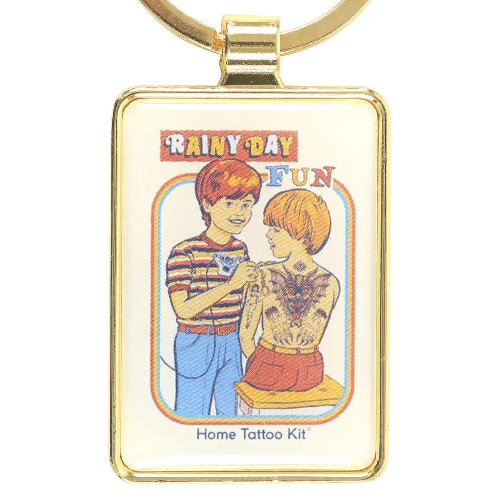 Rainy Day Fun Keyring by Steven Rhodes - Image 4