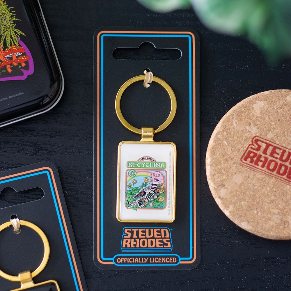 Learn About Recycling Keyring by Steven Rhodes Learn About Recycling Keyring by Steven Rhodes