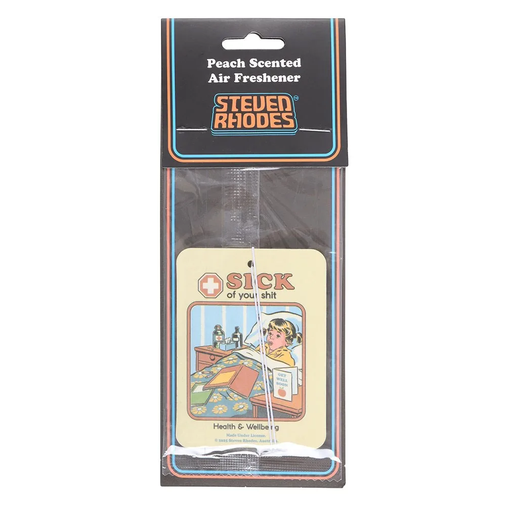 Sick of Your Shit Peach Air Freshener by Steven Rhodes - Image 2
