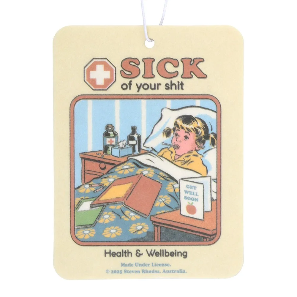 Sick of Your Shit Peach Air Freshener by Steven Rhodes - Image 4