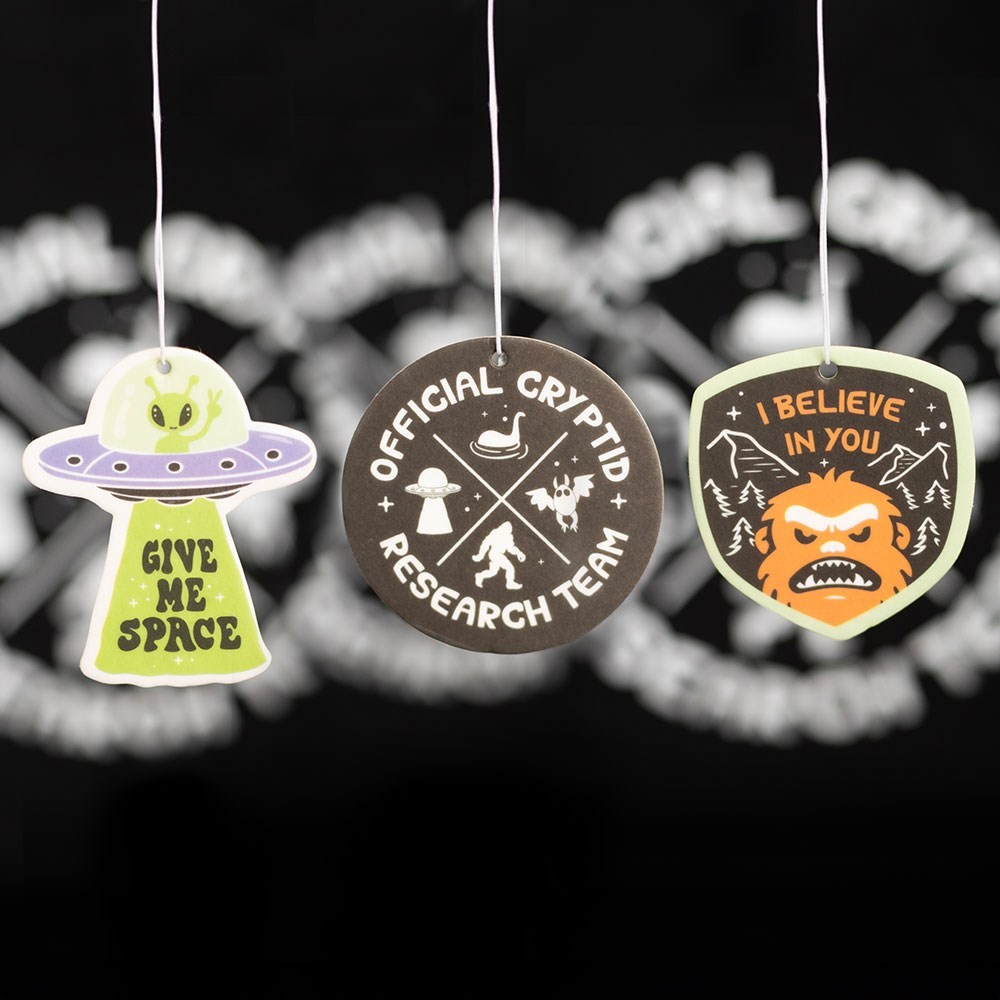 Set of 6 Camp Cryptid Scented Air Fresheners Set of 6 Camp Cryptid Scented Air Fresheners
