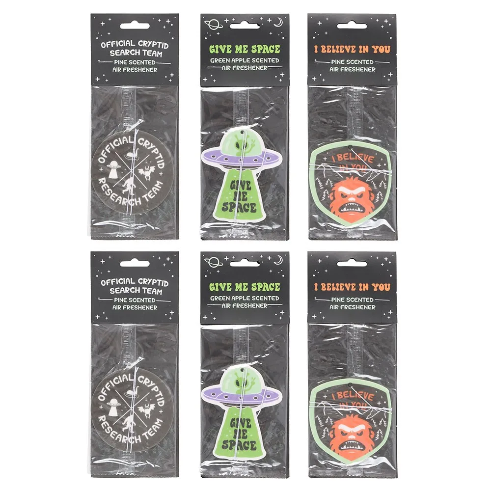 Set of 6 Camp Cryptid Scented Air Fresheners - Image 2