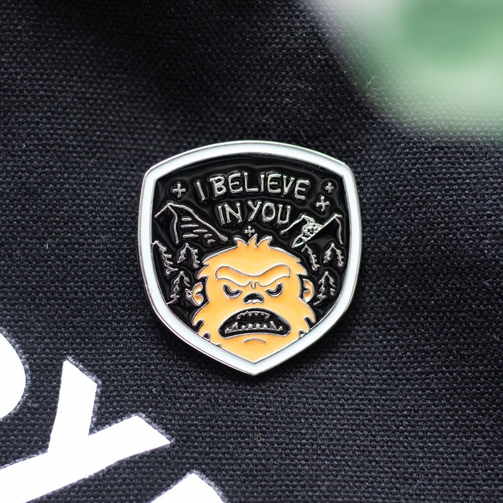 Bigfoot Enamel Pin Badge Bigfoot Enamel Pin Badge