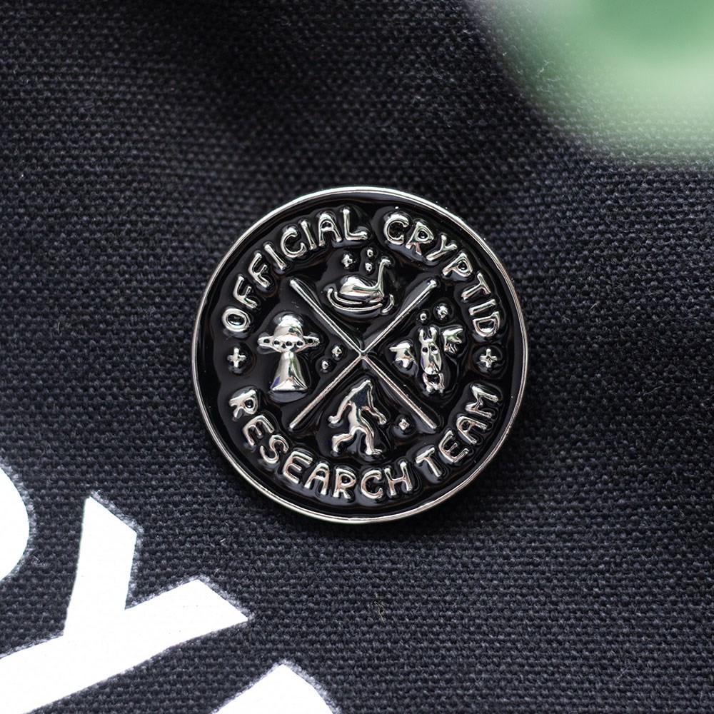 Cryptid Research Team Enamel Pin Badge Cryptid Research Team Enamel Pin Badge