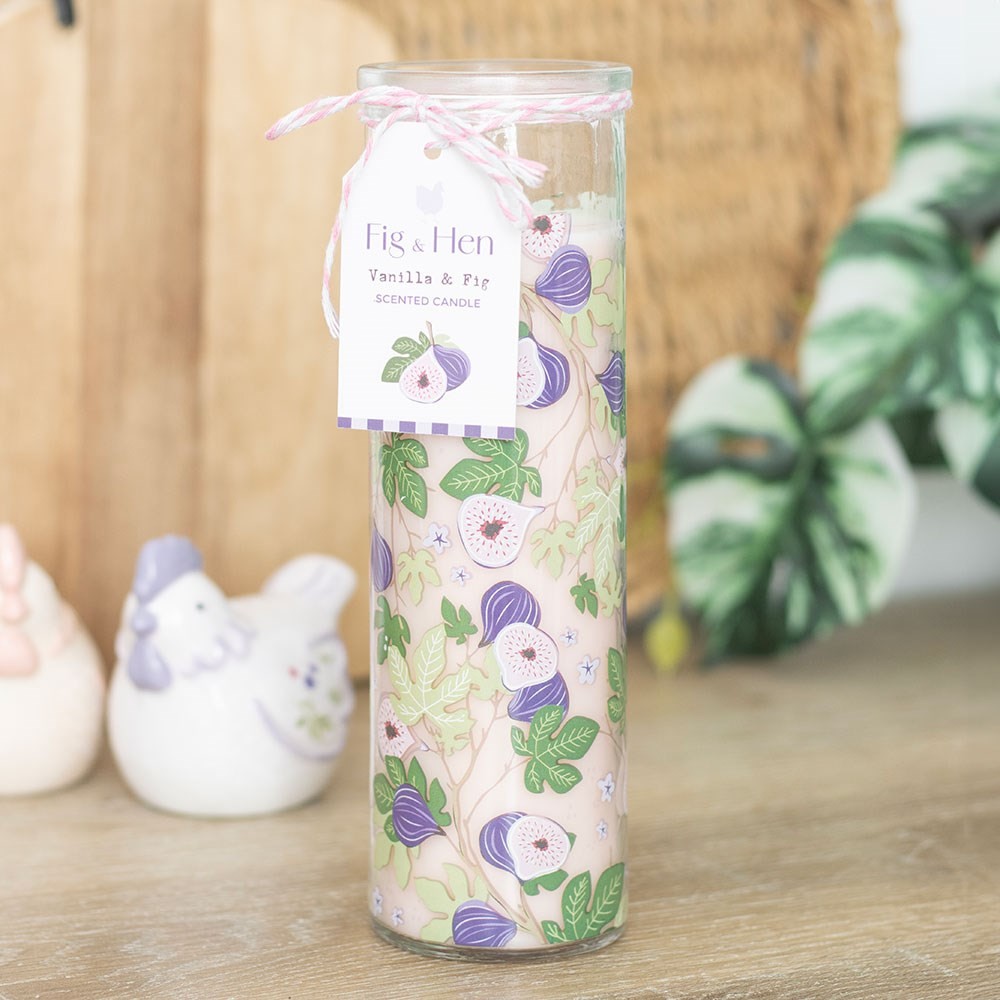 Fig Tree Print Vanilla & Fig Tube Candle Fig Tree Print Vanilla & Fig Tube Candle