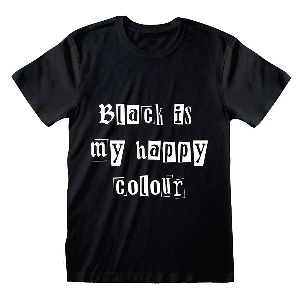 Black is My Happy Colour Unisex T-shirt Size XL - Image 5