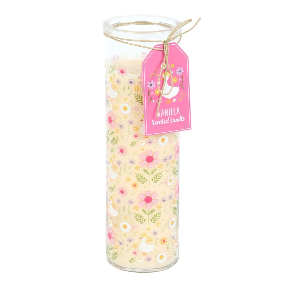 Daisy & Duck Print Vanilla Tube Candle - Image 2