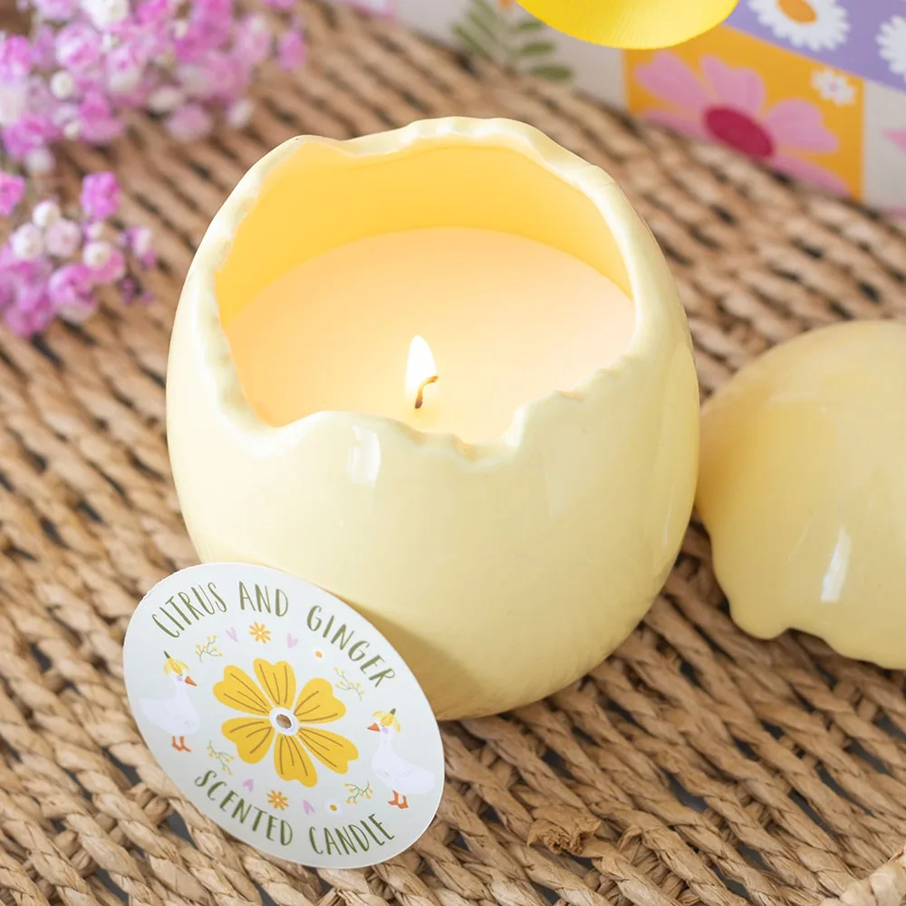 Citrus & Ginger Egg Shaped Candle Citrus & Ginger Egg Shaped Candle