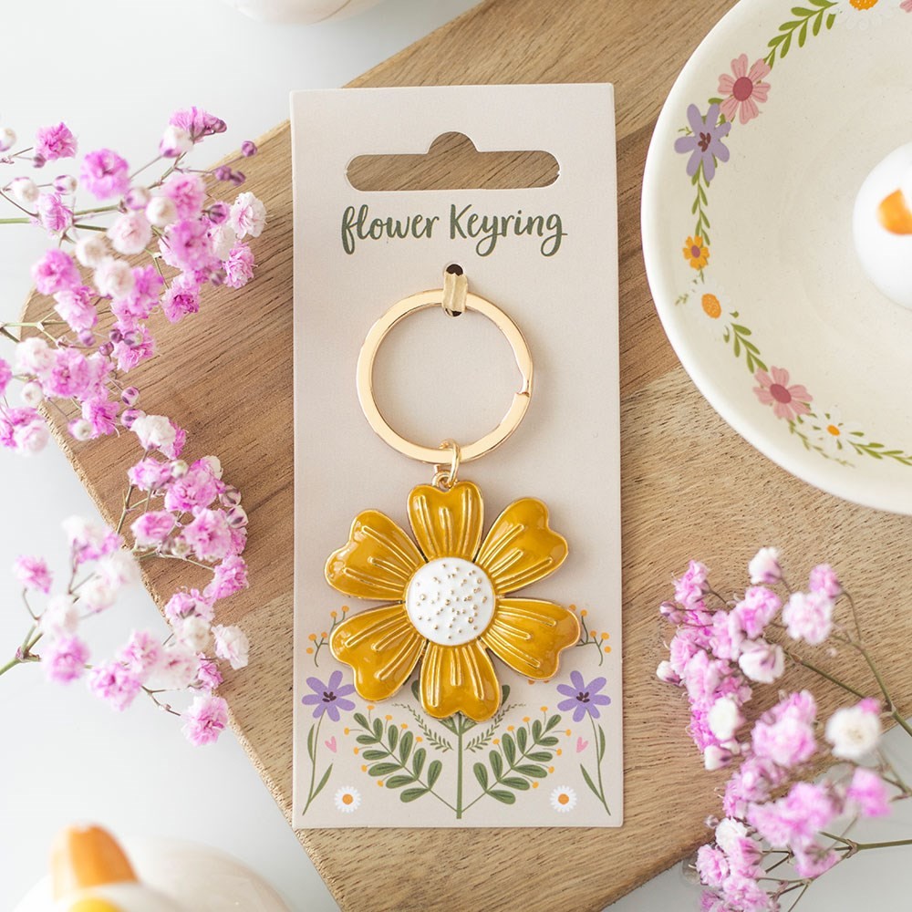Yellow Daisy Keyring Yellow Daisy Keyring