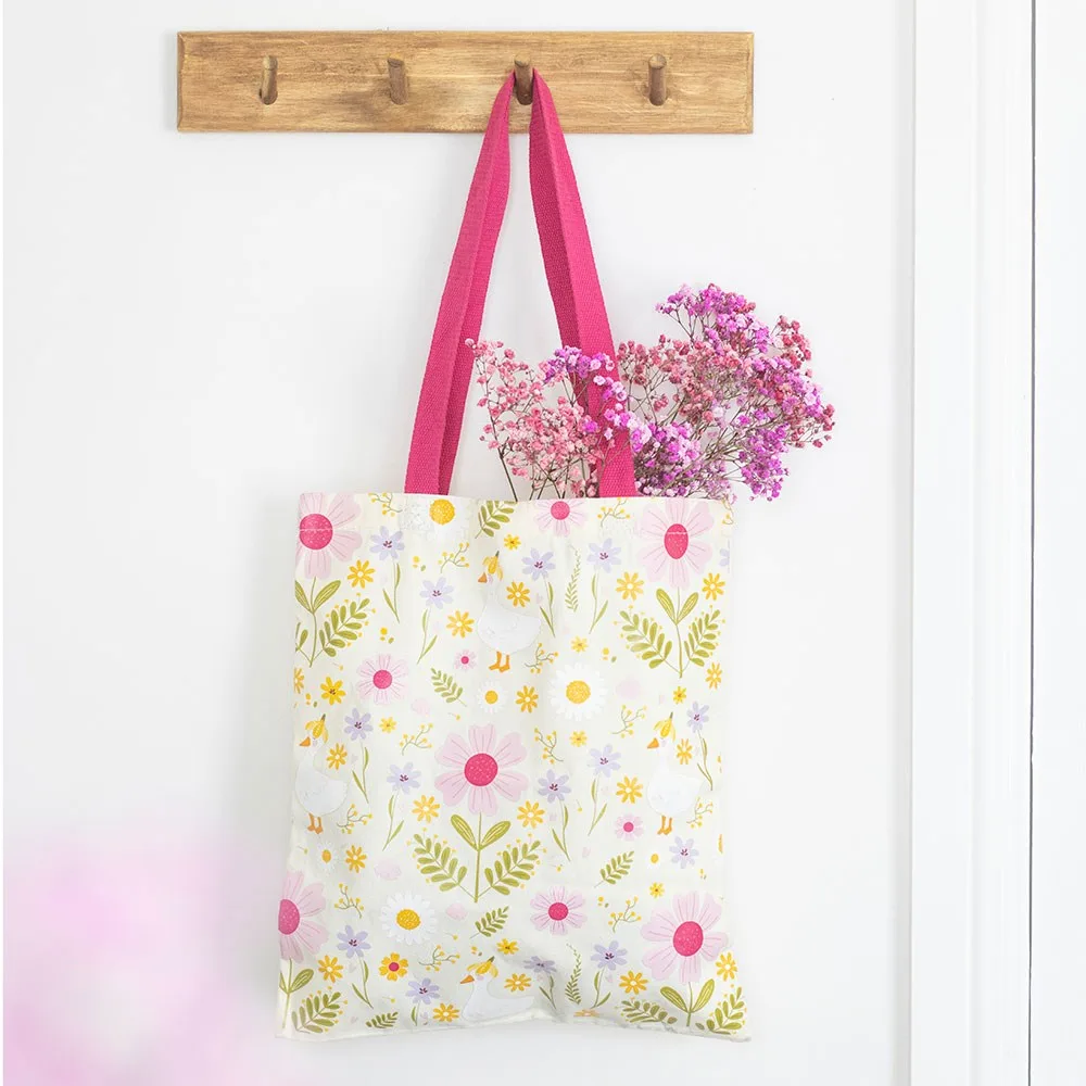 Daisy & Duck Print Tote Bag Daisy & Duck Print Tote Bag