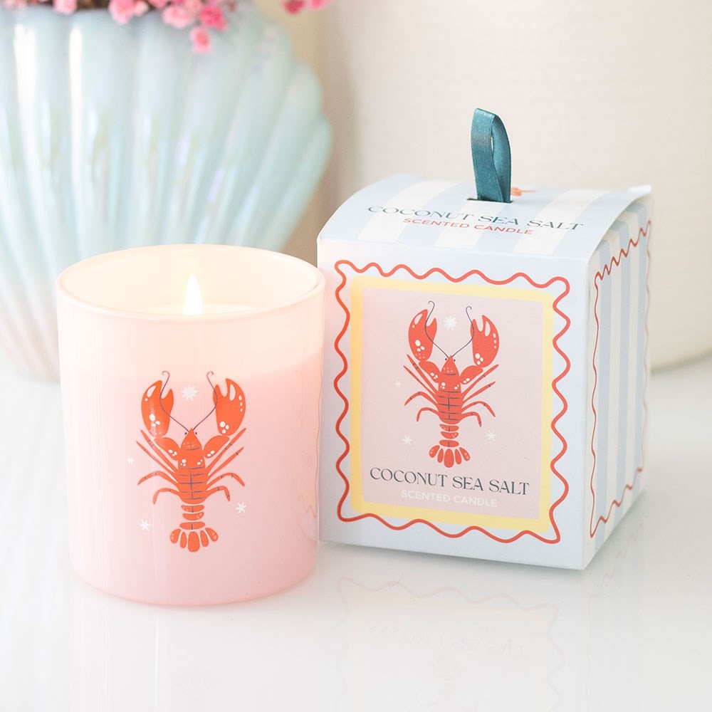 Pastel Lobster Coconut & Sea Salt Candle Pastel Lobster Coconut & Sea Salt Candle