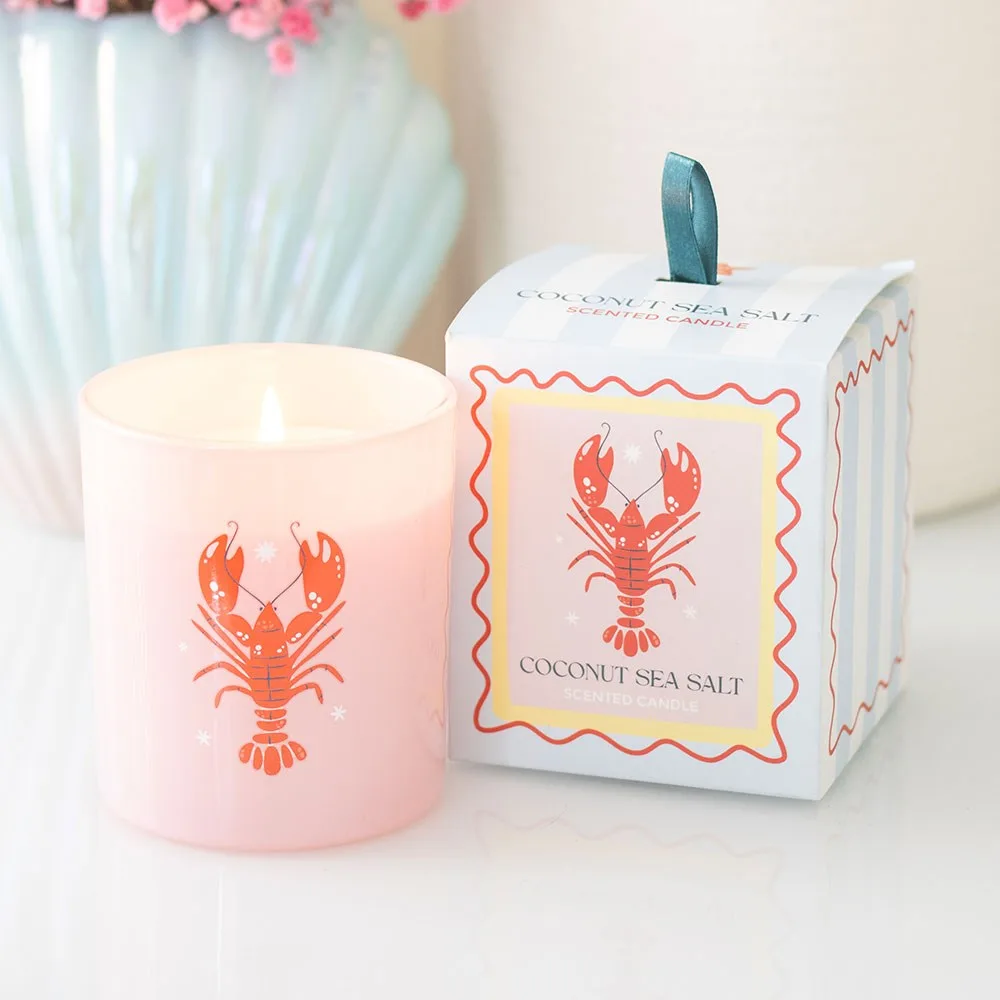 Pastel Lobster Coconut & Sea Salt Candle Pastel Lobster Coconut & Sea Salt Candle