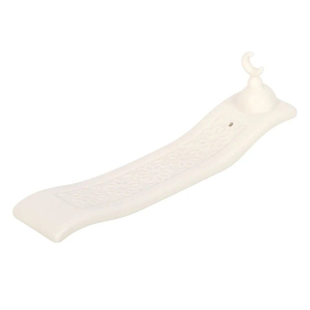 Geometric Crescent Moon Incense Ash Catcher - Image 3