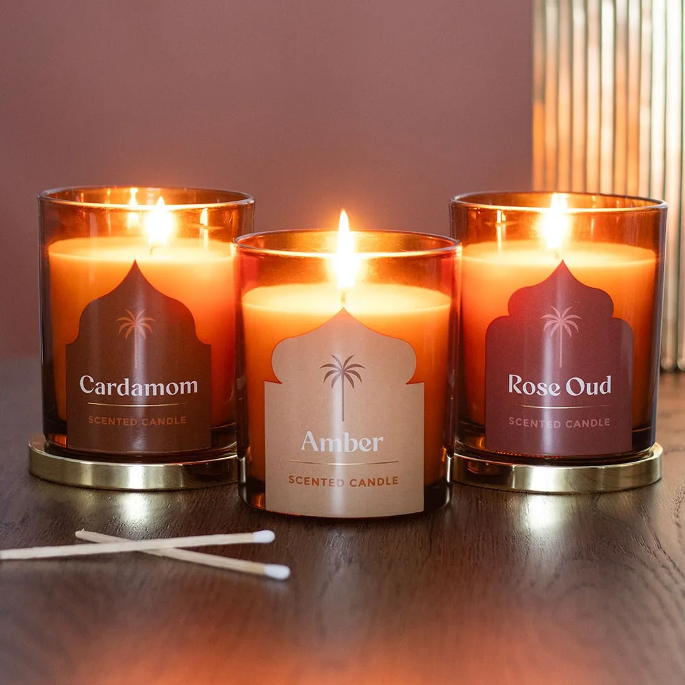 Arabian Nights Amber Scented Candle - Image 5