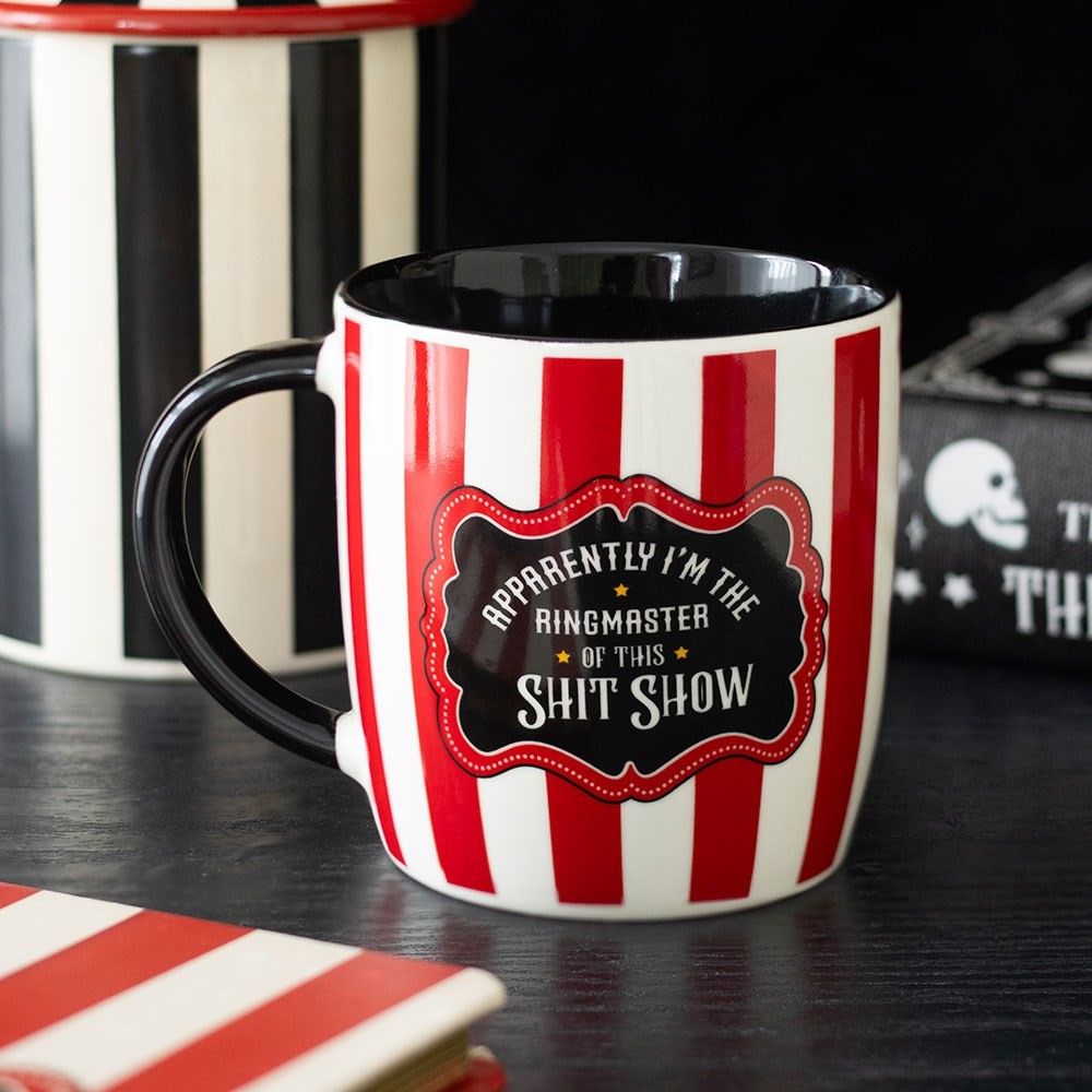 Red Striped Ringmaster Mug Red Striped Ringmaster Mug
