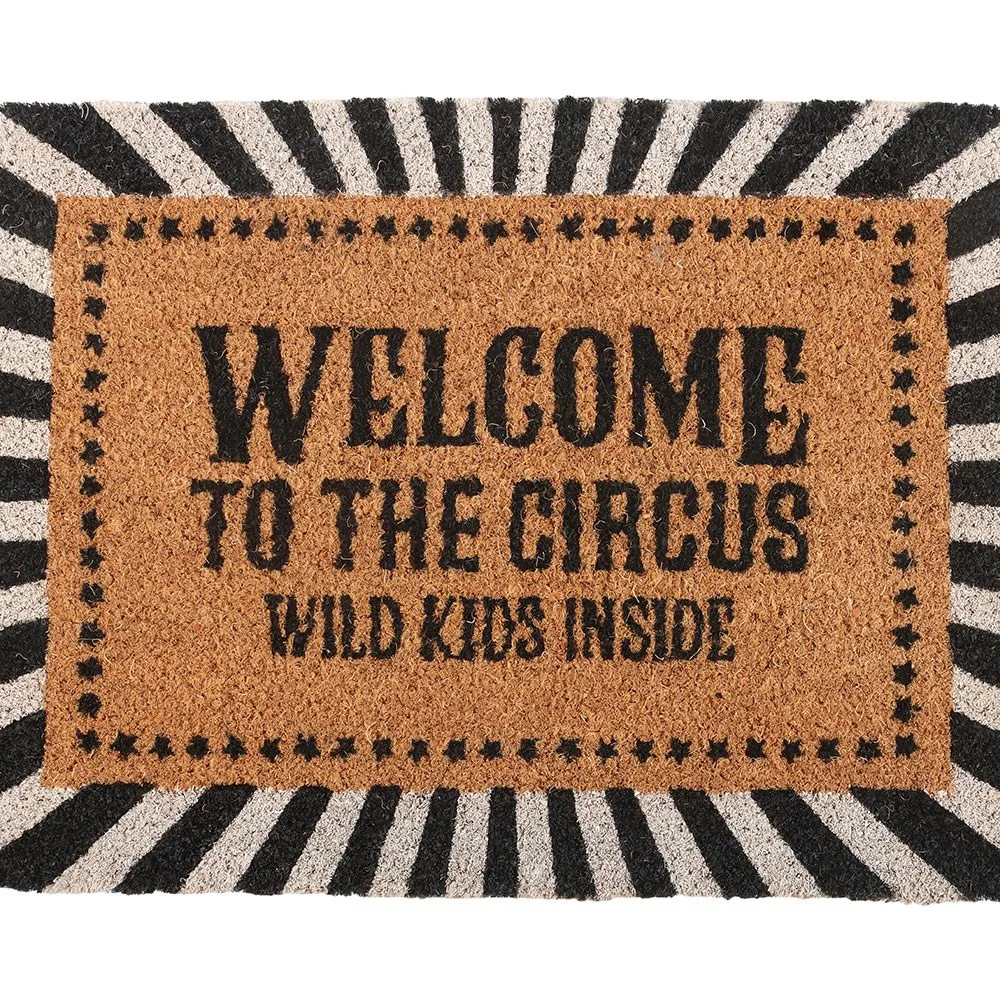 Black Welcome to the Circus Doormat - Image 3