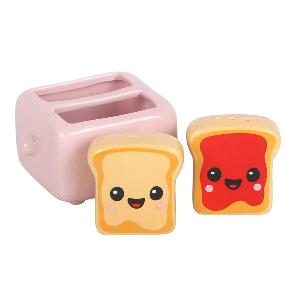 Kawaii Toast Salt and Pepper Shakers - Image 2