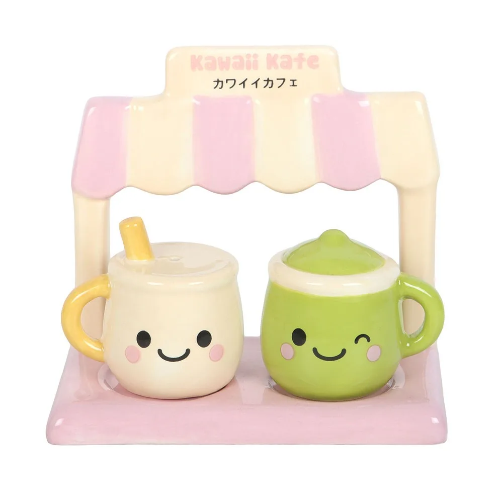 Kawaii Latte Salt and Pepper Shakers, photo 2 of 6
