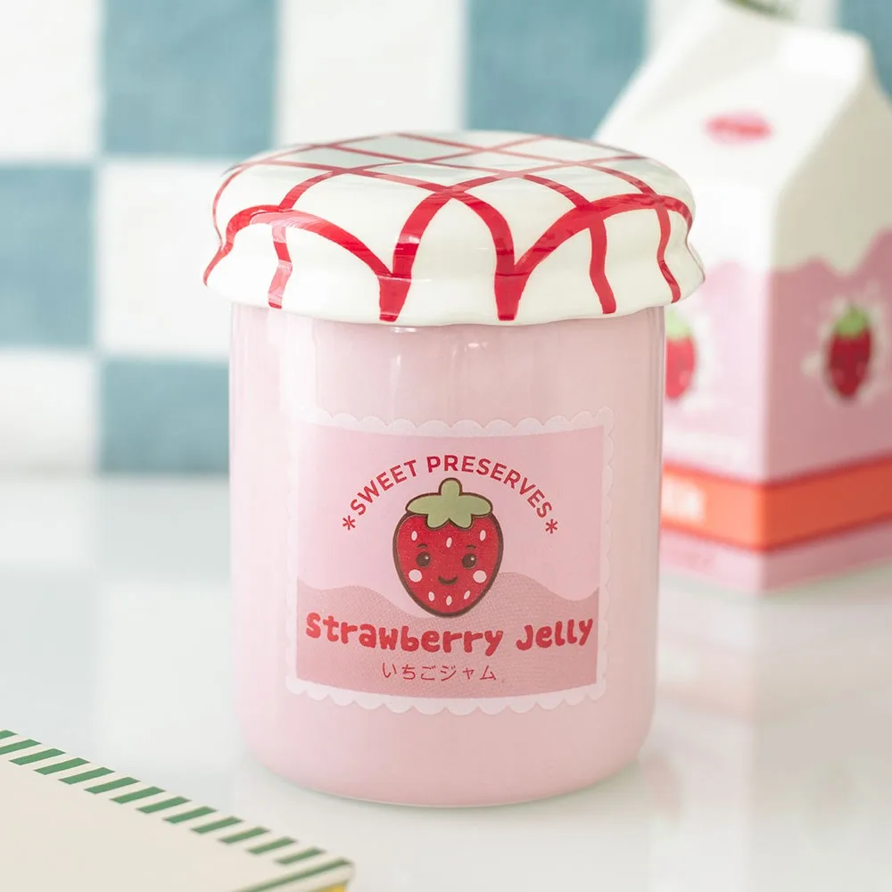 Strawberry Jelly Jar Oil Burner and Wax Warmer Strawberry Jelly Jar Oil Burner and Wax Warmer