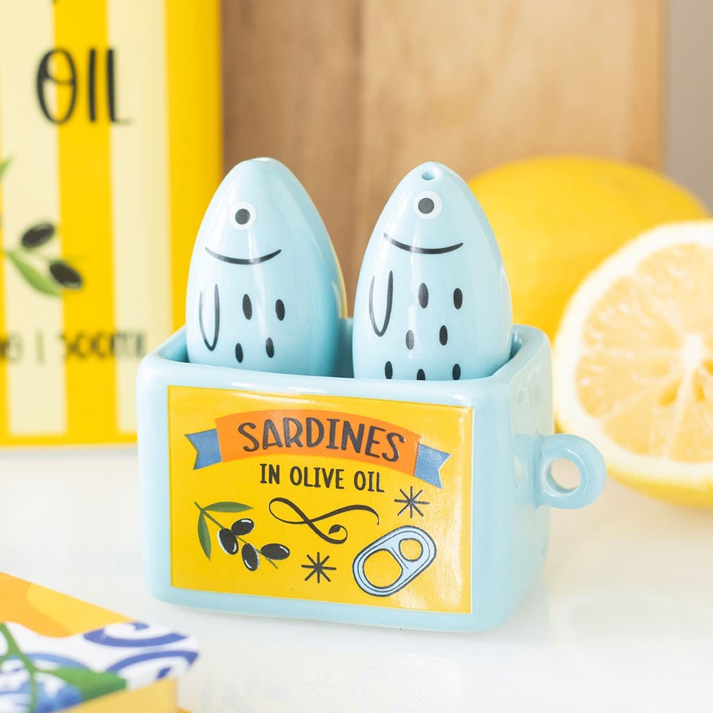 Sardine Salt and Pepper Shakers Sardine Salt and Pepper Shakers