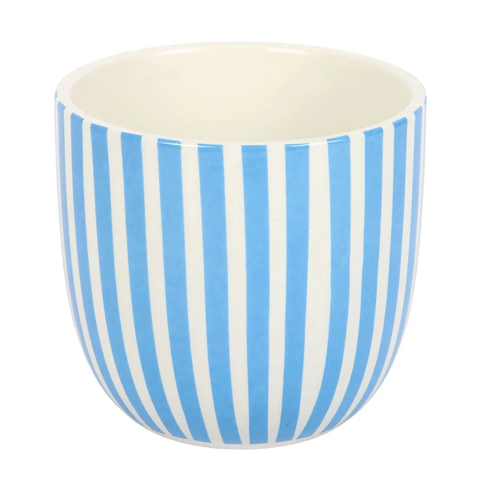 Blue Striped La Dolce Vita Plant Pot - Image 4