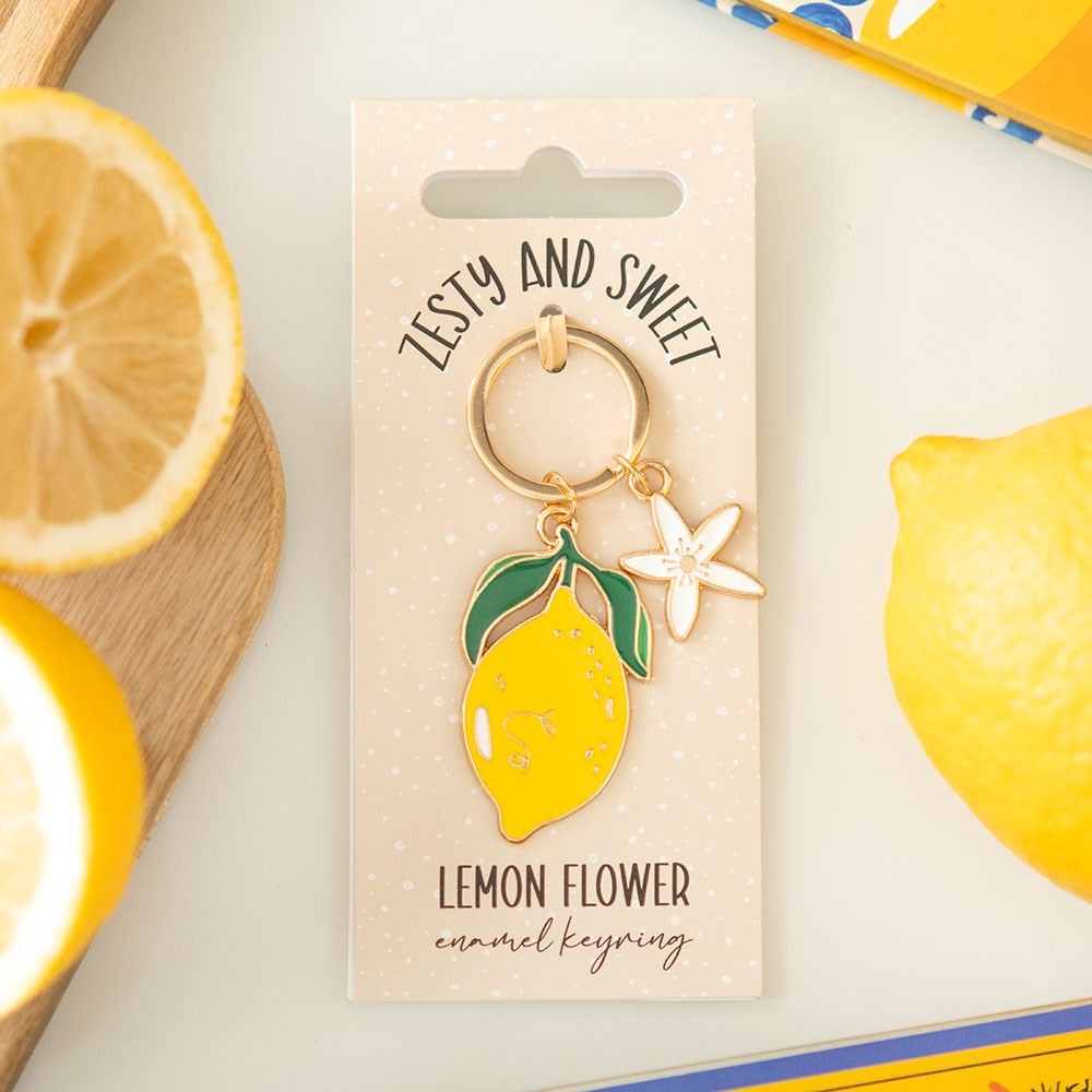 Lemon Flower Keyring Lemon Flower Keyring