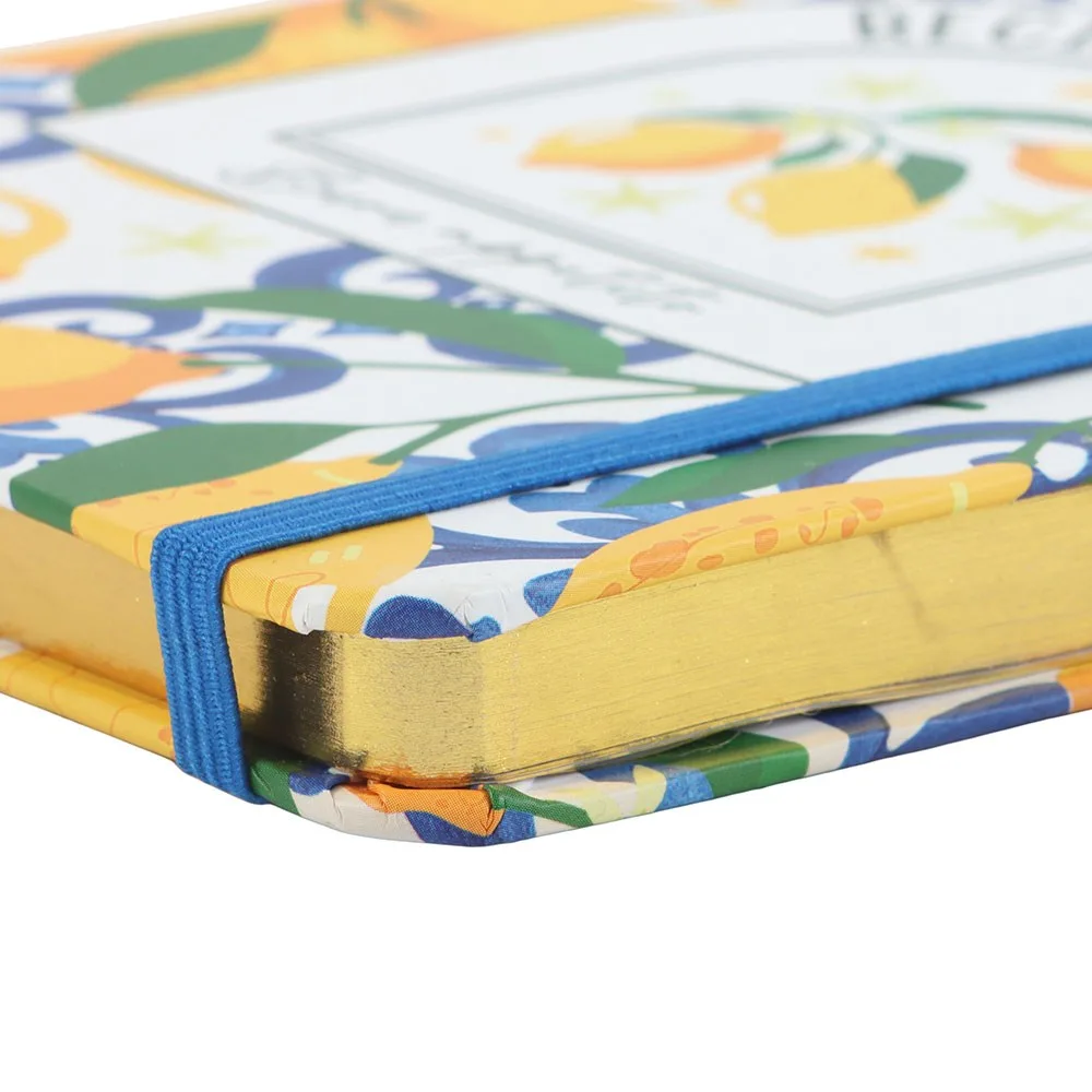 Italian Lemon Print A5 Recipe Journal - Image 5