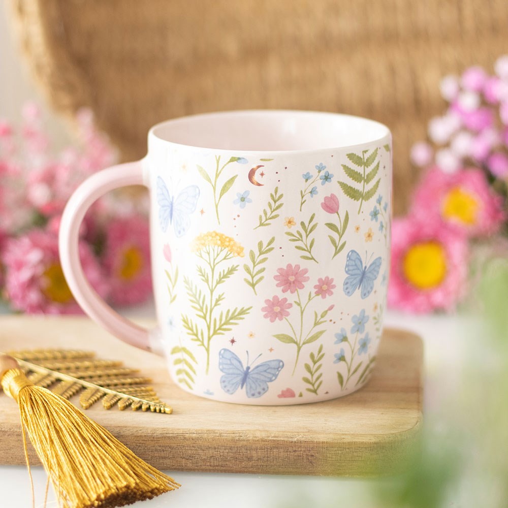 Luna Bloom Floral Print Mug Luna Bloom Floral Print Mug