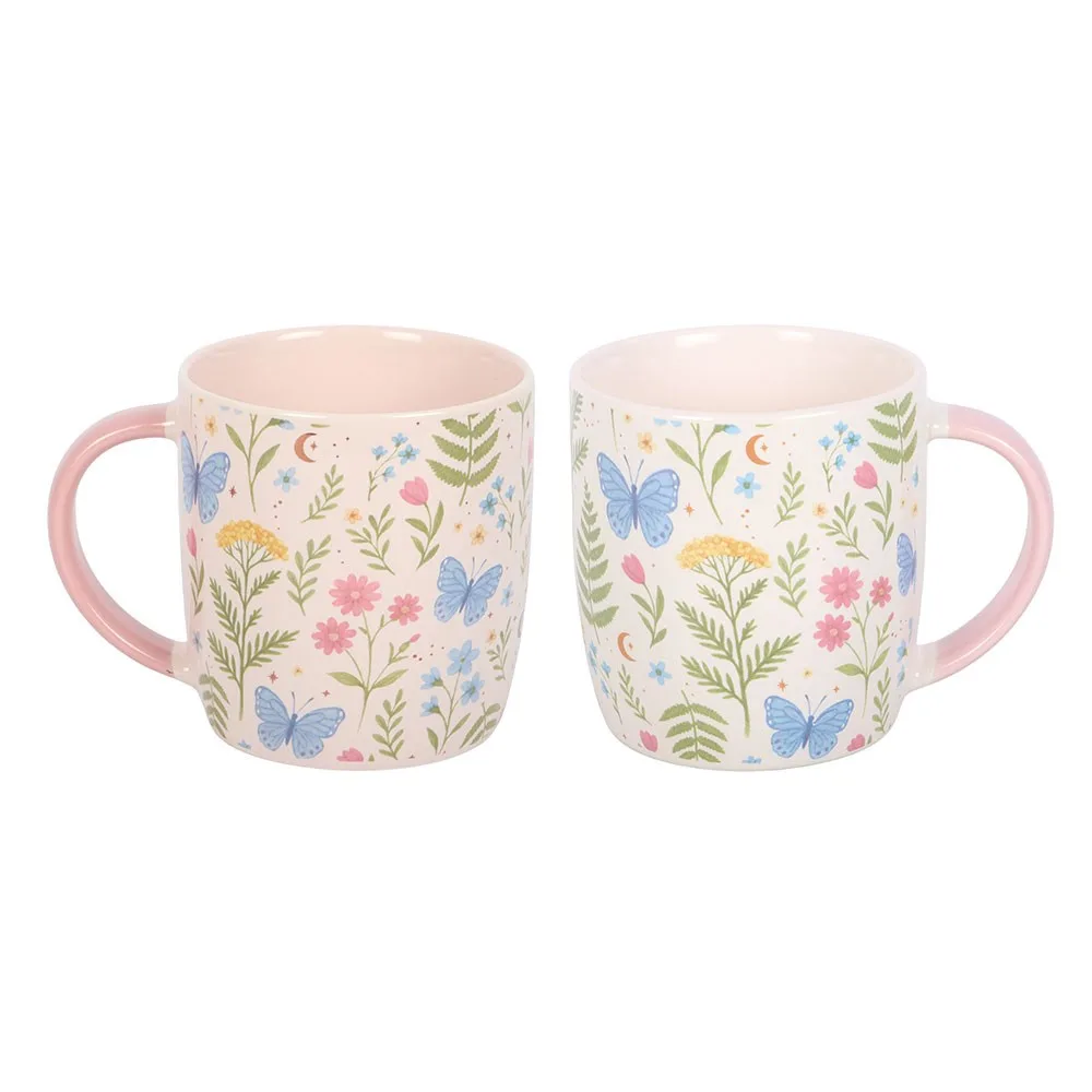 Luna Bloom Floral Print Mug - Image 2