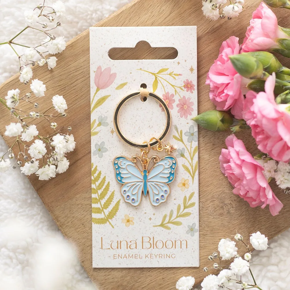 Luna Butterfly Keyring Luna Butterfly Keyring
