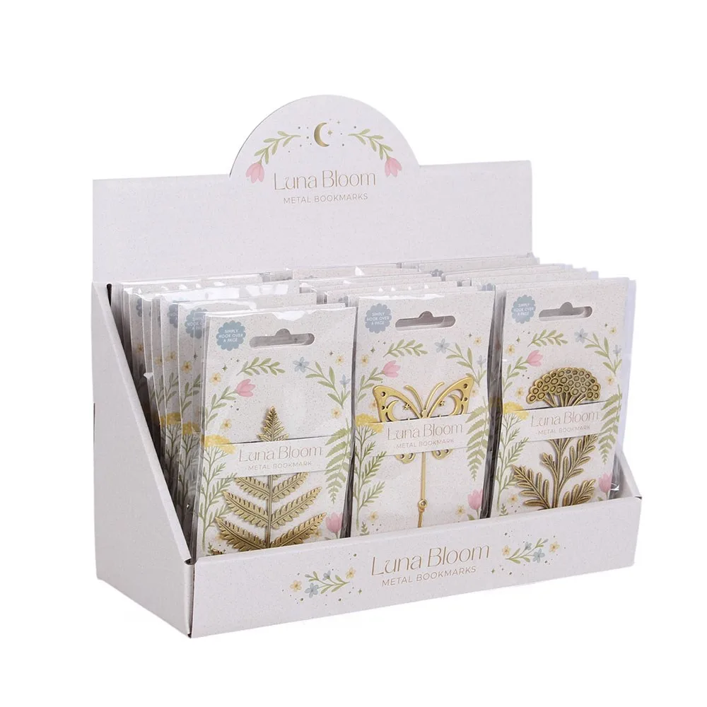Set of 24 Luna Bloom Metal Leaf Bookmarks - Image 5
