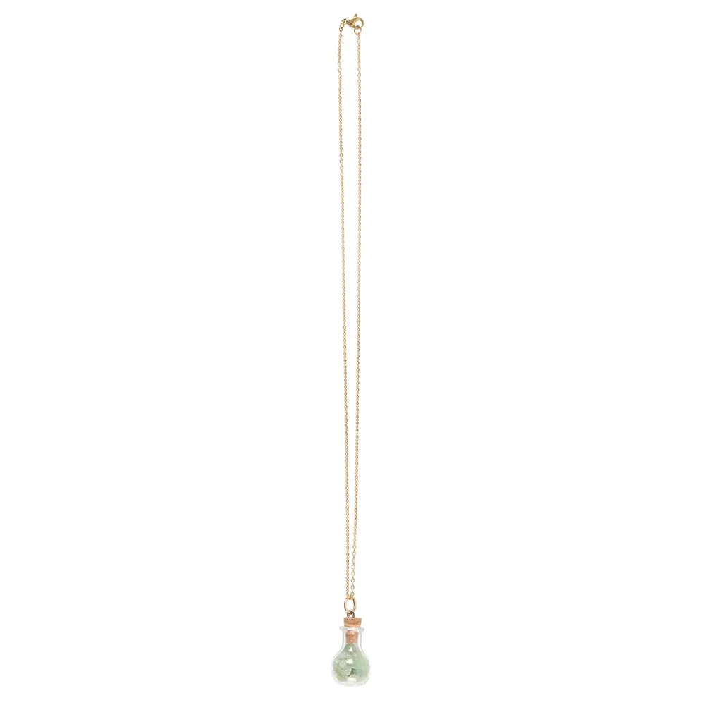 Green Witch Aventurine Potion Bottle Necklace - Image 4