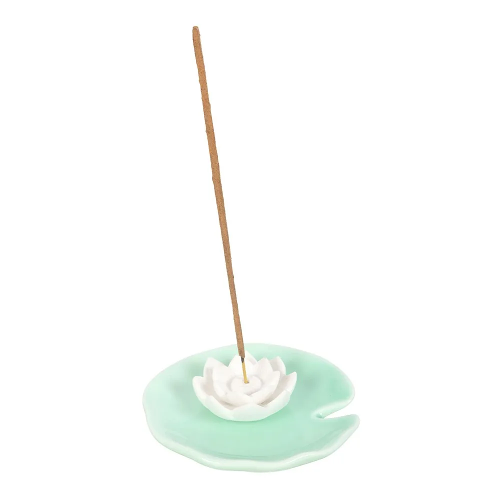 Lotus Flower Incense Stick Holder and Trinket Dish - Image 2