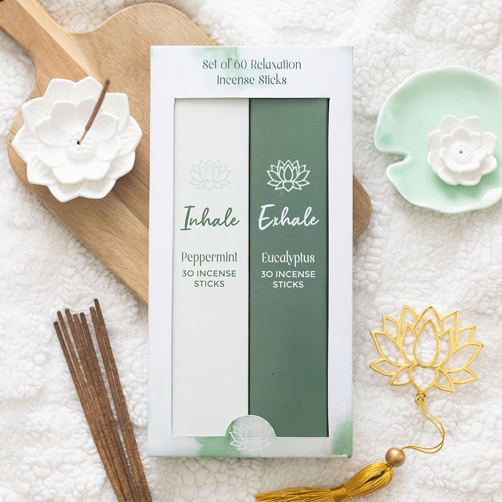 Set of 2 Inhale Exhale Incense Stick Packs Set of 2 Inhale Exhale Incense Stick Packs