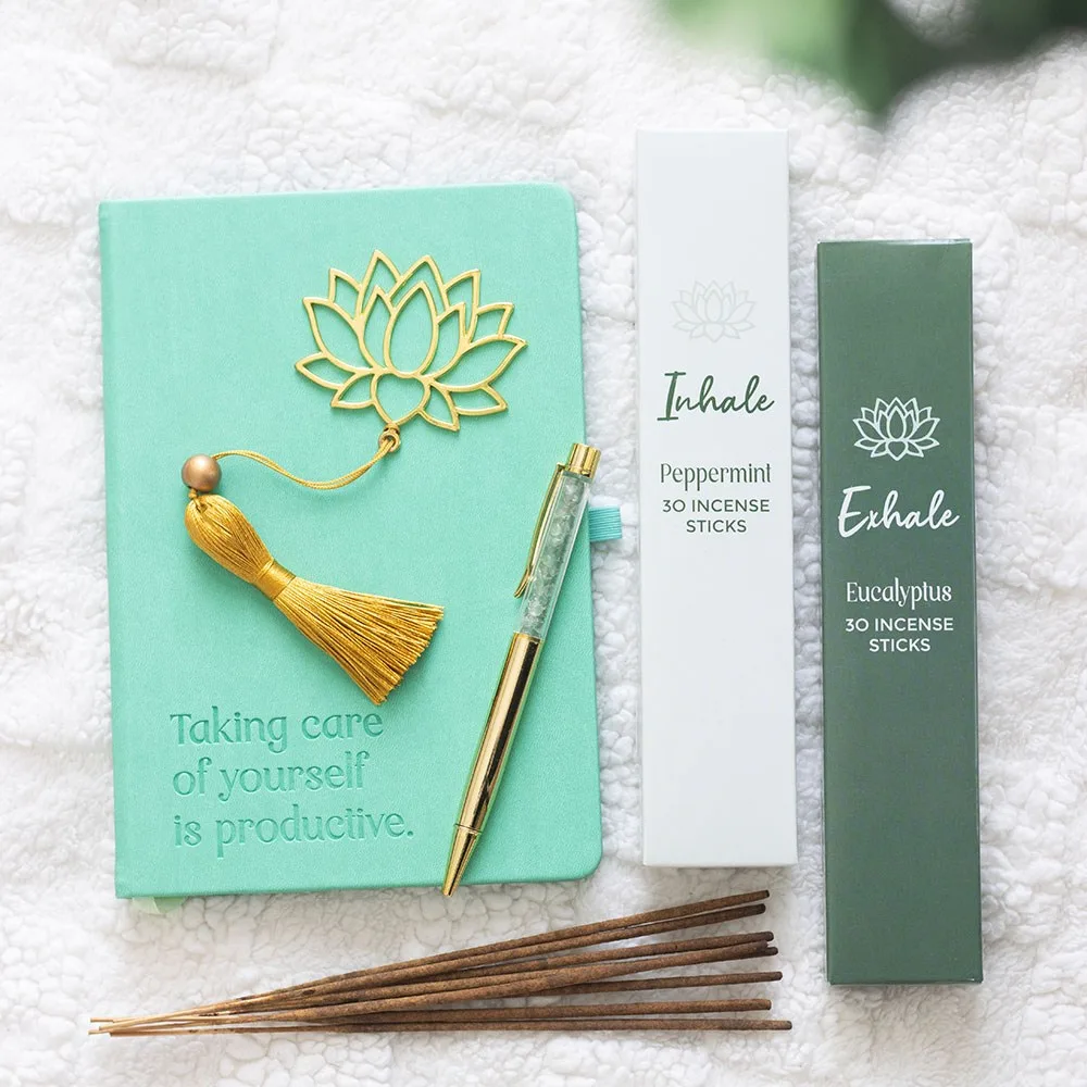 A5 Wellness Journal with Aventurine Pen - Image 6