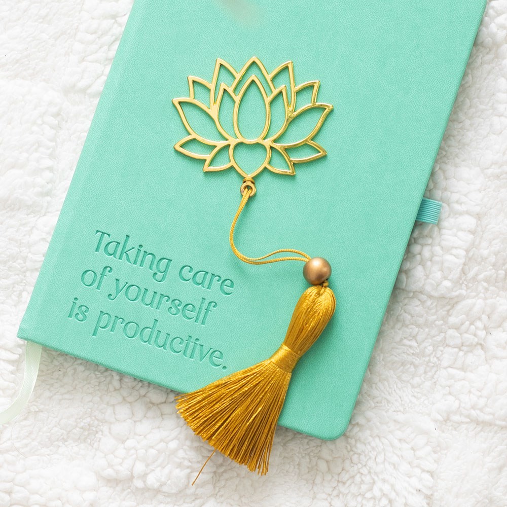 Lotus Flower Metal Bookmark Lotus Flower Metal Bookmark