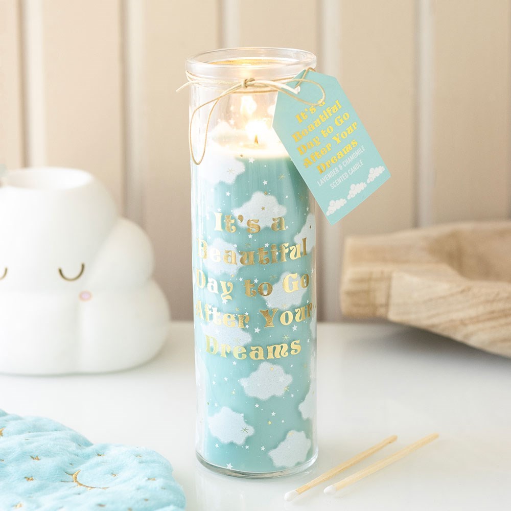 Cloud Print Lavender & Chamomile Tube Candle Cloud Print Lavender & Chamomile Tube Candle