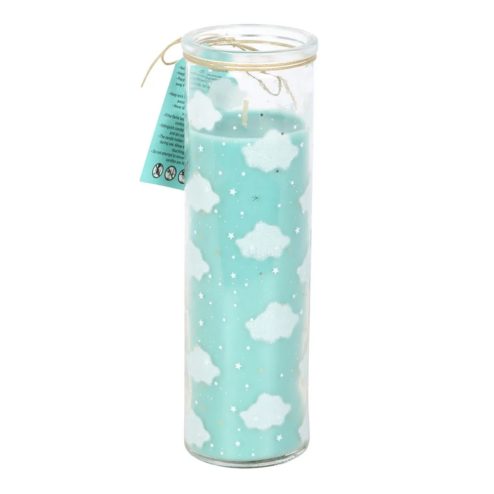 Cloud Print Lavender & Chamomile Tube Candle - Image 3
