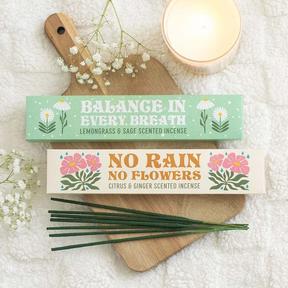 Set of 2 No Rain, No Flowers Incense Stick Packs Set of 2 No Rain, No Flowers Incense Stick Packs