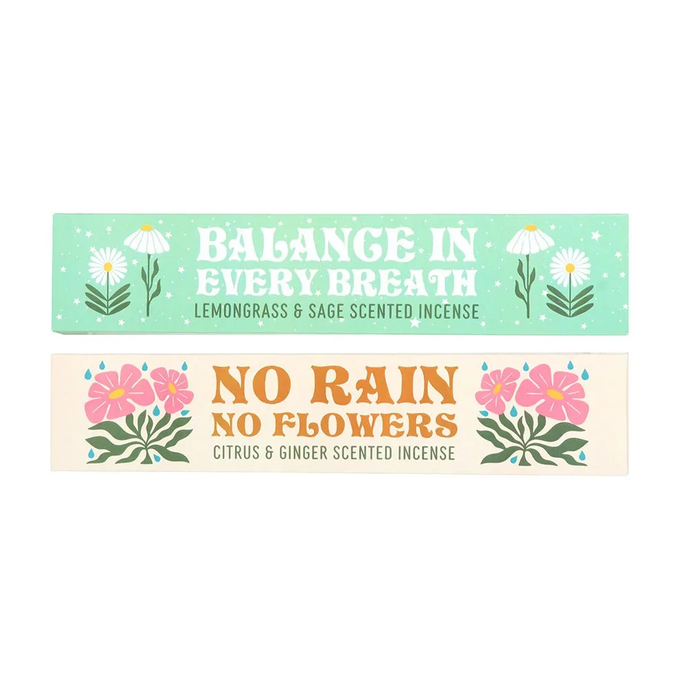 Set of 2 No Rain, No Flowers Incense Stick Packs - Image 4