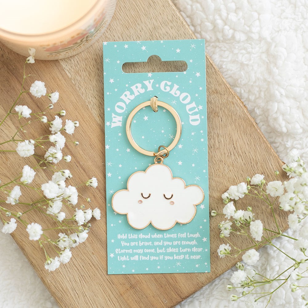 Worry Cloud Keyring Worry Cloud Keyring