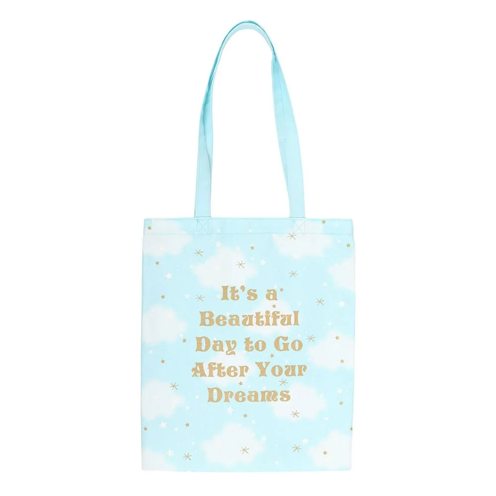 Cloud Print Tote Bag - Image 2
