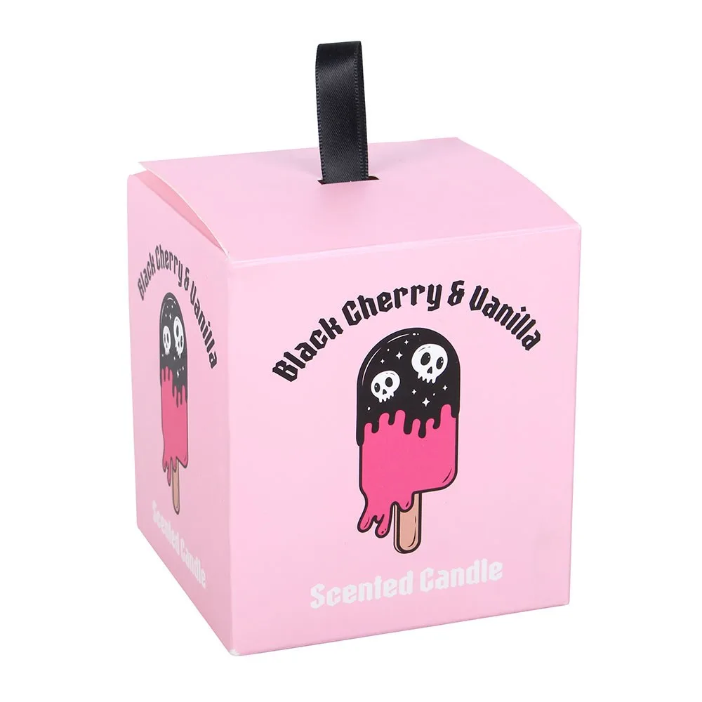 Black Cherry & Vanilla Scented Candle, photo 4 of 5